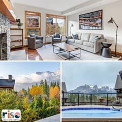 Rundle Cliff Unit 107 - Luxury 2BR Suite | Heart of Canmore | Hot Tub